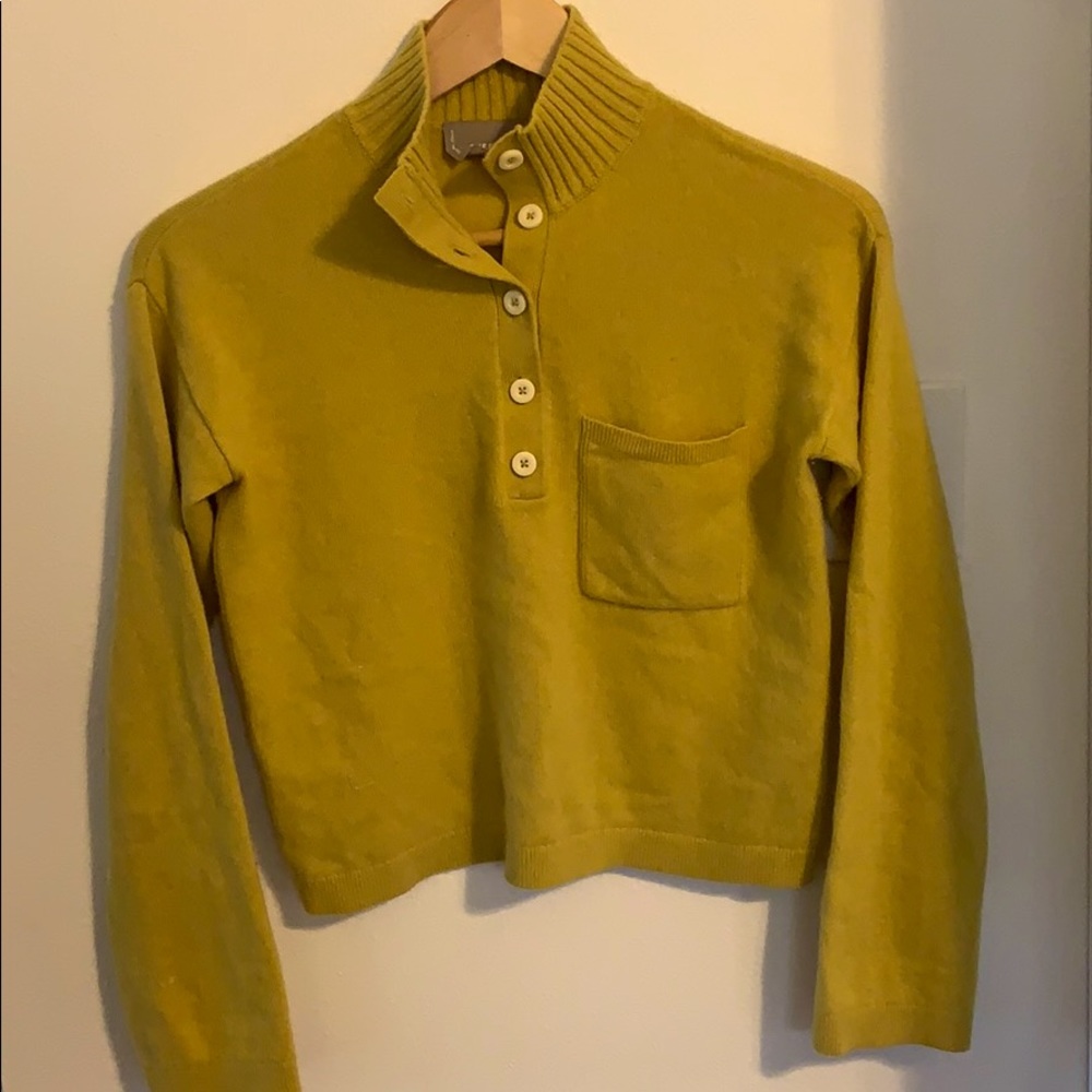 Everlane ReCashmere Button Mockneck